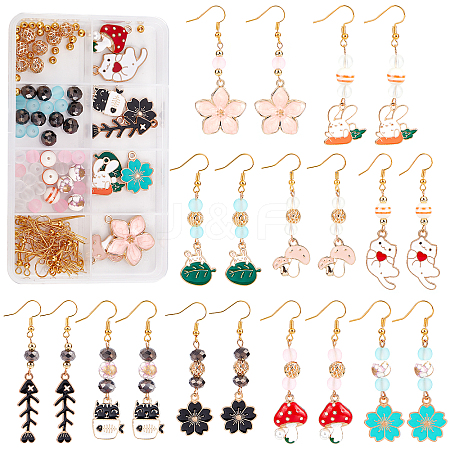 SUNNYCLUE DIY Cartoon Dangle Earring Making Kits DIY-SC0019-63-1