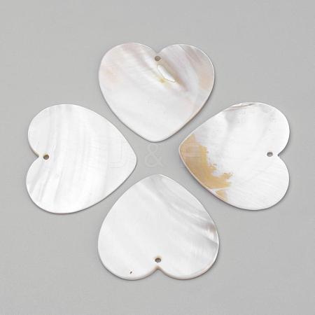 Freshwater Shell Pendants SHEL-Q008-57-1