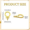 2Pcs 304 Stainless Steel Twister Clasps STAS-CJ0003-59-2