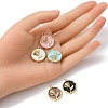 5Pcs Rack Plating Alloy Enamel Pendants ENAM-YW0002-45-4