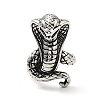 316 Stainless Steel Snake Finger Ring RJEW-C030-05C-AS-1