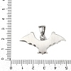 304 Stainless Steel Pendants STAS-V012-02AS-3