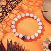 Natural Malaysia Jade Stretch Bracelets BJEW-JB12184-02-1
