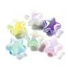 UV Plating Acrylic Beads X-MACR-K357-10J-1