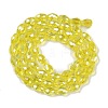 Transparent Electroplate Glass Beads Strands EGLA-T6mm-B26-2