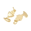 Holy Communion Chalice Brass Pendants X-KK-L275-26G-2