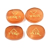 4Pcs 4 Styles Natural Carnelian Display Decorations G-F786-02D-02-1