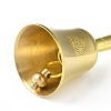 Trinity Knot Pattern Brass Hand Bell AJEW-E052-01G-04-2