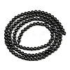 Natural Black Spinel Round Bead Strands G-A130-2mm-32A-3