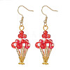 Glass Dangle Earrings EJEW-MZ00713-03-3