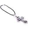 Cross Alloy Pendant Decorations PW-WGDE952-01-1