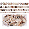 4 Strands 4 Sizes Natural Agate Round Beads Strands G-TA0001-25-7