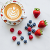 Polyester & Cotton Woven Coasters AJEW-WH0874-001-5