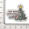 Christmas Theme Acrylic Pendants OACR-R003-01A-06-3