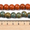 Handmade Fancy Antique Glazed Porcelain Ceramic Round Beads Strands PORC-L019-10mm-M-3