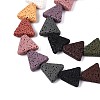 Natural Lava Rock Beads Strands G-N257-21A-01-5