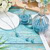 Transparent Electroplate Crushed Glass Craft GLAA-SC0001-98C-01-4