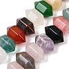 Natural Mixed Stone Double Terminated Point Beads Strands G-T142-97-2