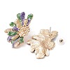 Carnival Theme Glitter Zinc Alloy Stud Earrings LS-EJEW-D087-02KCG-2