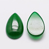 Teardrop Natural Malaysia Jade Cabochons G-K024-01-2