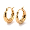PVD Vacuum Plating 304 Stainless Steel Chunky Hoop Earrings for Women LS-EJEW-F280-06A-G-2