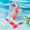 3Pcs Resin Tortoise Pendant Decorations HJEW-TA0001-39D-5