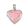 Printed Brass Locket Pendants KK-CBA7D37-01P-1