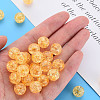 Transparent Crackle Acrylic Beads LS-MACR-S373-66A-N13-5