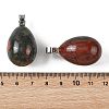 Natural African Bloodstone Pendants GG-K002-08A-26-3