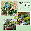 PVC Artificial Succulent Plant AJEW-SP0004-35A-5