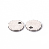 Non-Tarnish 201 Stainless Steel Stamping Blank Tag Pendants STAS-T058-8mm-P-3
