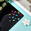 350Pcs 7 Colors Aluminum Dreadlocks Beads Hair Decoration ALUM-SC0001-11-3