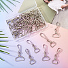 32Pcs 4 Styles Iron Swivel Clasps IFIN-TA0001-79-5