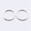 925 Sterling Silver Round Rings STER-F036-03S-0.6x4-2