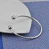 Brass European Style Bangle Making BJEW-WH0022-09P-4