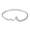 Non-Tarnish 304 Stainless Steel Bangles BJEW-P290-01P-2