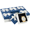 Paper with Polyester Bowknot Gift Boxes CON-WH0095-224A-1