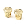 Brass European Beads KK-CBA9CBD-19G-2