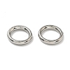 Alloy Soldered Closed Jump Rings X-PALLOY-H039-P-3
