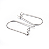 Tarnish Resistant 304 Stainless Steel Hoop Earring Findings STAS-P223-01P-05-2