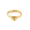 Brass Adjustable Ring Settings KK-A272-01B-G-2