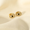 Vintage Evil Eye Stainless Steel Stud Earrings GK8780-4