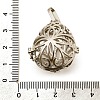 Brass Cage Pendants KK-G283-03P-3