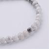 Natural Howlite Beaded Stretch Bracelets BJEW-JB02459-06-2