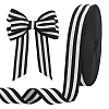 Polyester Stripe Ribbons SRIB-WH0011-326E-1