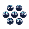Opaque Resin Enamel Cabochons CRES-N031-018-2