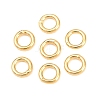Brass Closed Jump Rings KK-D257-01G-06-1