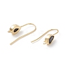 Real 18K Gold Plated Brass Earring Hooks KK-B060-07G-03-2