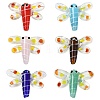 12Pcs 6 Colors Autumn Theme Handmade Lampwork Beads LAMP-CJ0002-91-1