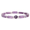 Natural Amethyst Beads Stretch Bracelets for Men Women ZE2494-6-1